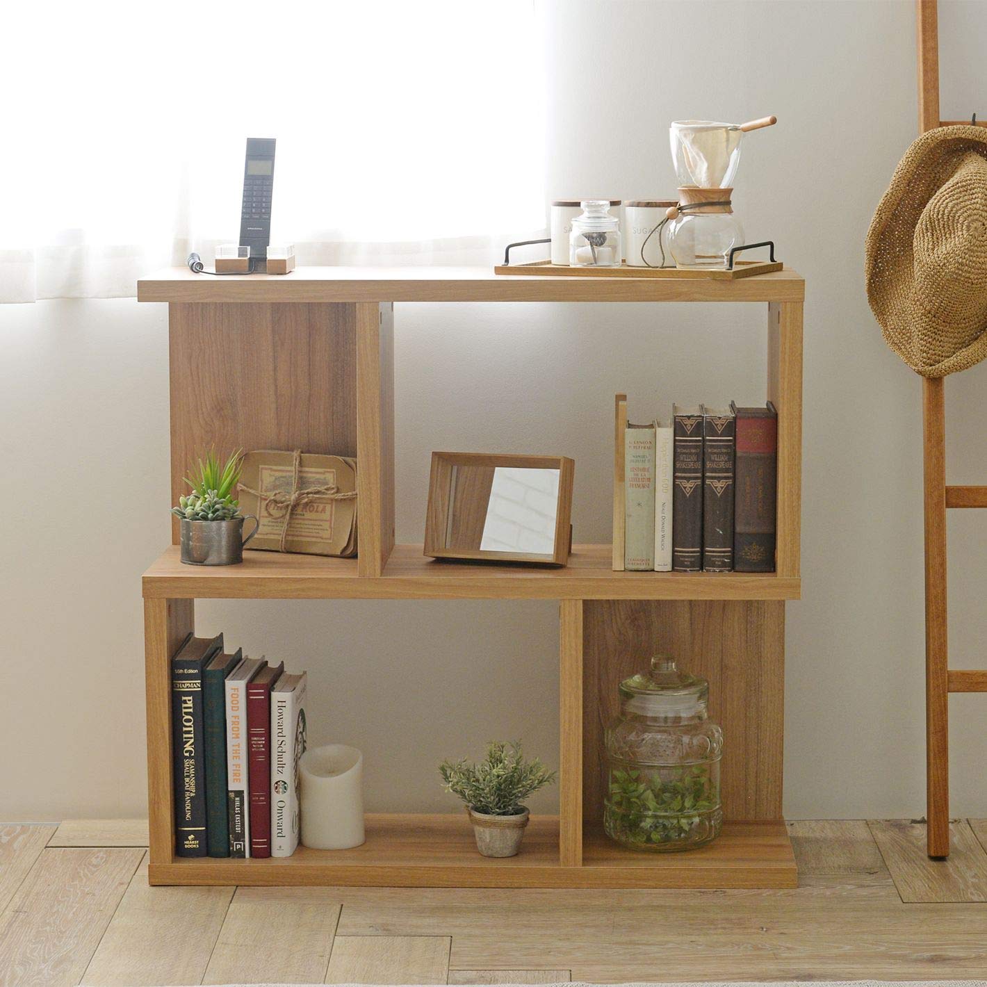 Amazon.co.jp: 佐藤産業 LIKE オープンシェルフ 2段 幅90cm 奥行30cm
