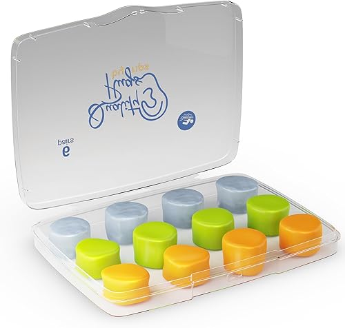 6 pares de tapones para los oídos de silicona suave de calidad, pequeños tapones moldeables para piscina, surf, baño, agua, buceo, concierto de