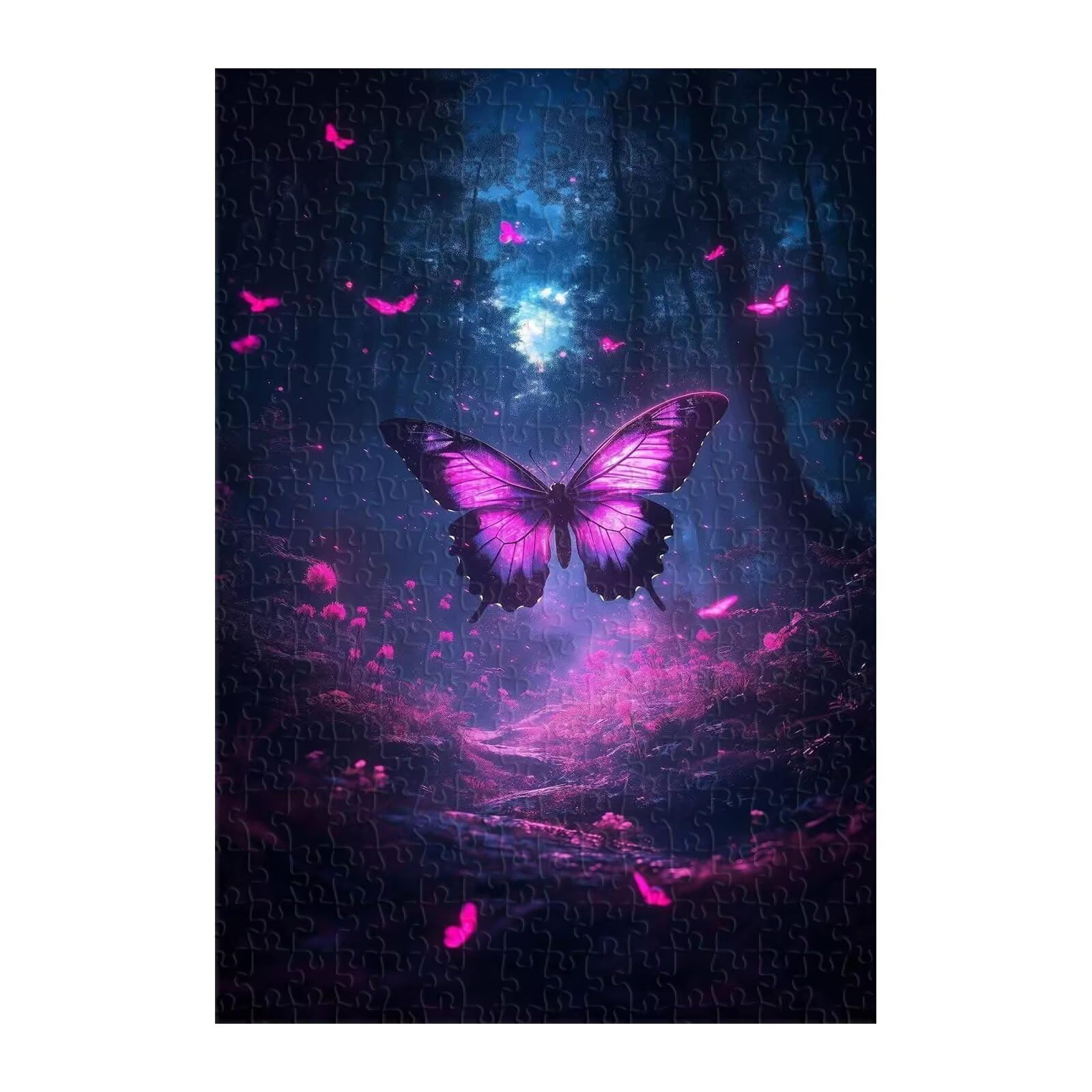 Puzzle 1200 Pezzi, Farfalla Giungla Puzzles, Puzzle Impossibile Gioco Logici Sfida Difficile Puzzles 1200 Pezzi per Adulti
