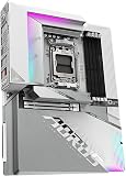 GIGABYTE B650E AORUS STEALTH ICE Motherboard - Supports AMD Ryzen 9000 CPUs- 12+2+2 phases VRM- up to 8000MHz DDR5 (OC)- 1xPCIe 5.0 M2 + 3xPCIe 4.0 M.2- Wi-Fi 7-2.5GbE LAN- USB 3.2 Gen 2x2 - 3