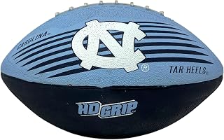 Rawlings NCAA Downfield Youth Size Football with 5X HD Grip, UNC, One Size, Team Colors