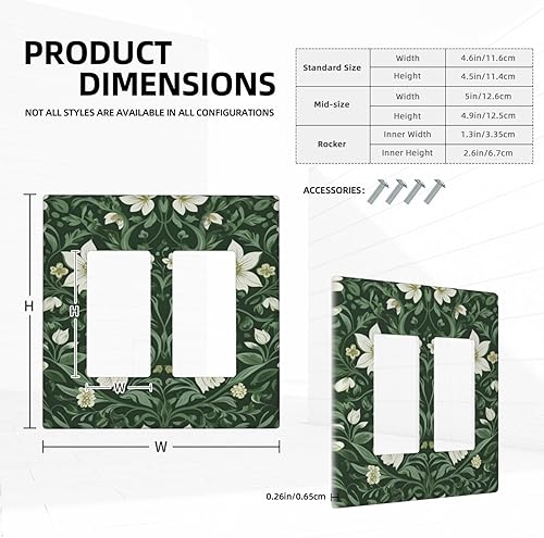 Vista 1057 de Cubiertas decorativas de salida de estrella de mar playera, tablero de madera azul de concha de mar de 1 banda, decoración individual GFCI, placa