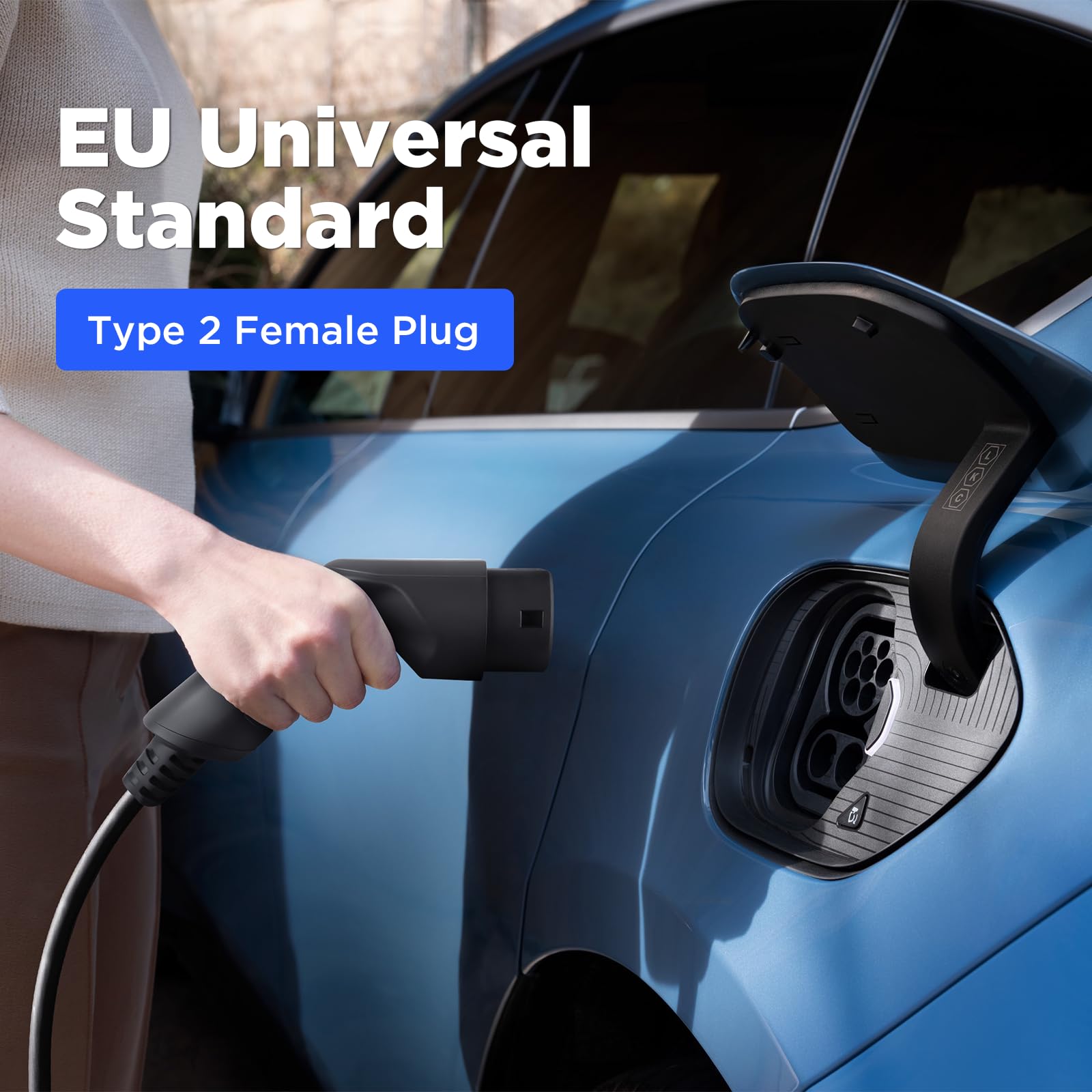 32A Wallbox EV trifásica Estación de Carga para Coches eléctricos (22KW Mode C)