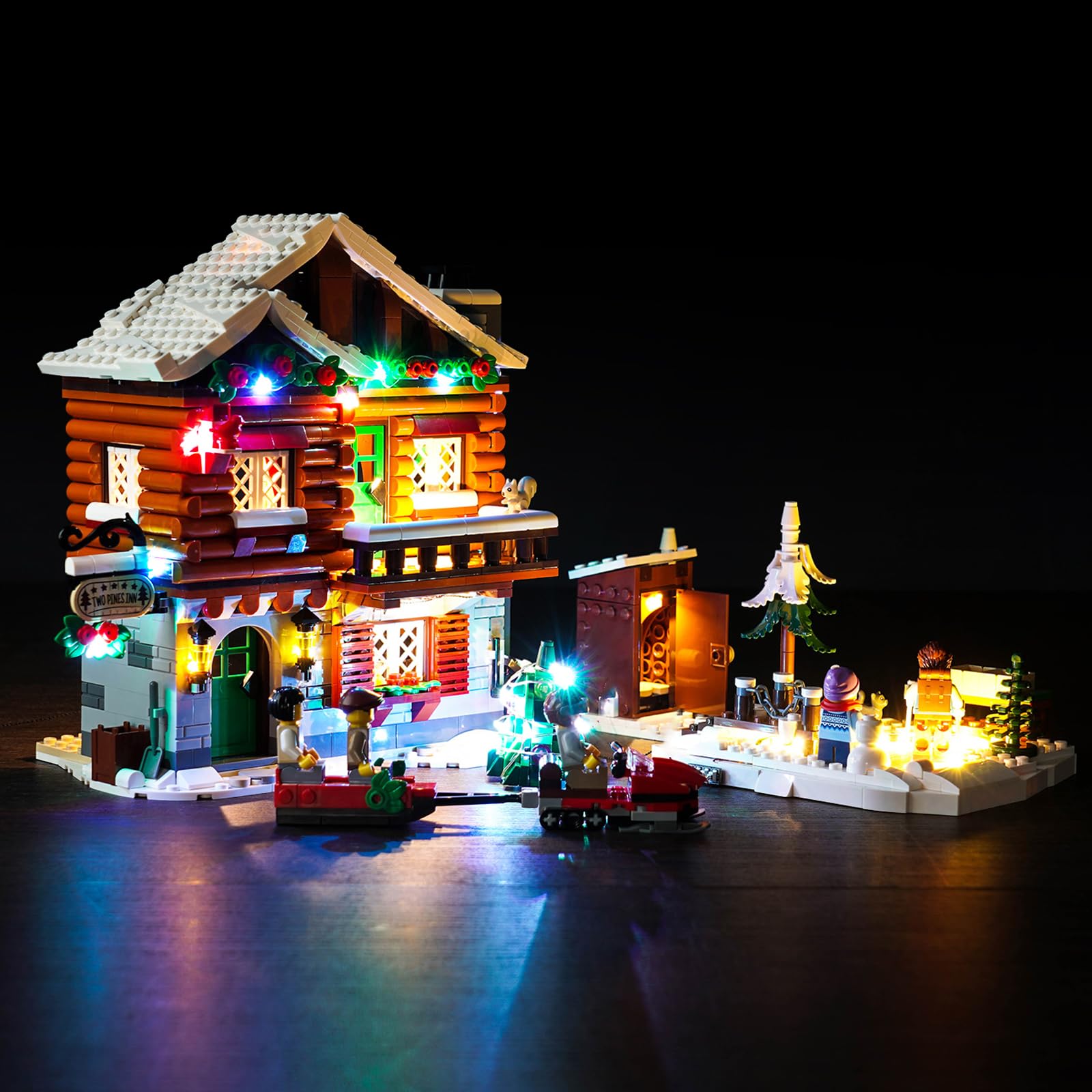 LocoLee Licht Kompatibel mit Lego Almhütte 10325, Led Beleuchtungs 