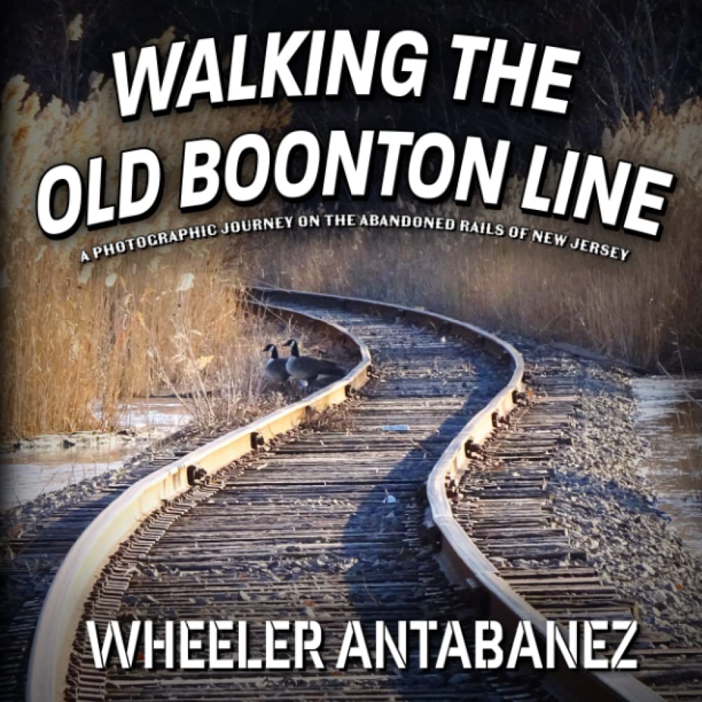 Old Boonton Line New Jersey rails abandonnés livre photo de randonnée ferroviaire