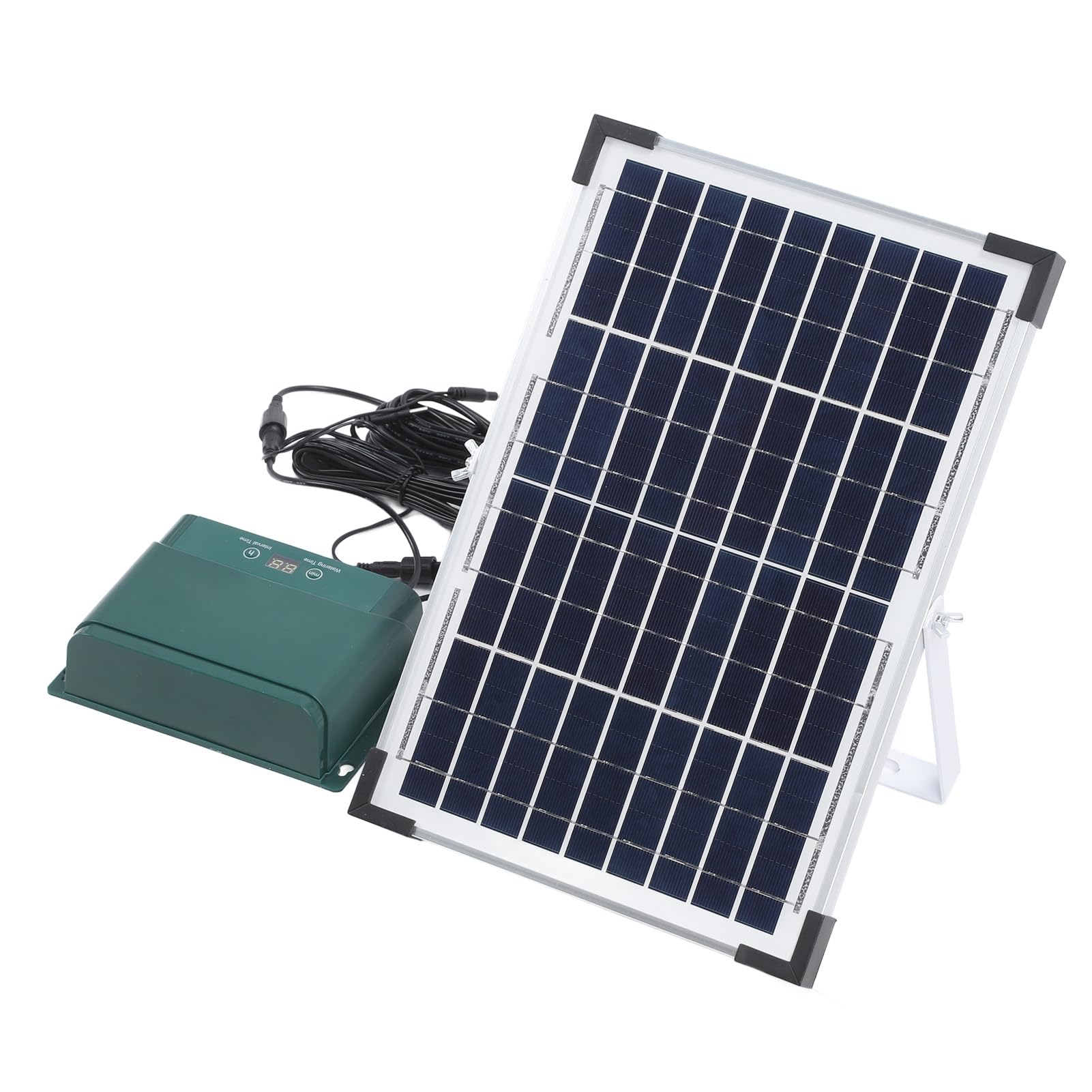 di Irrigazione Automatico, Kit di Irrigazione a Goccia Automatica Solare 18V 10W di Irrigazione Automatica Alimentato Ad Energia Solare in Silicio Policristallino Impermeabile