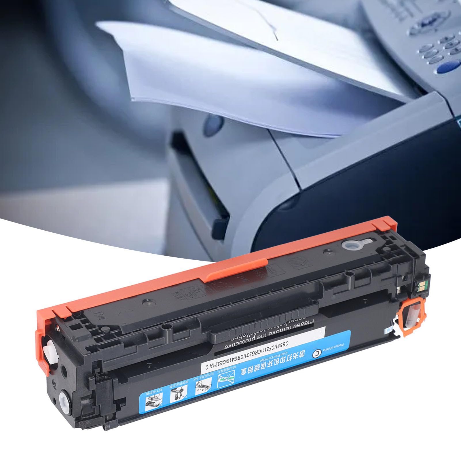 125A CB541A Cyan Toneer Waseer Wysoka jakość Wymiana drukowania dla Color LaserJet CP1215 CP1518NI CM1312NFI CM1312 CP1515N CP1525NW M251 ABS Materiał ABS Materiał 1400 stron