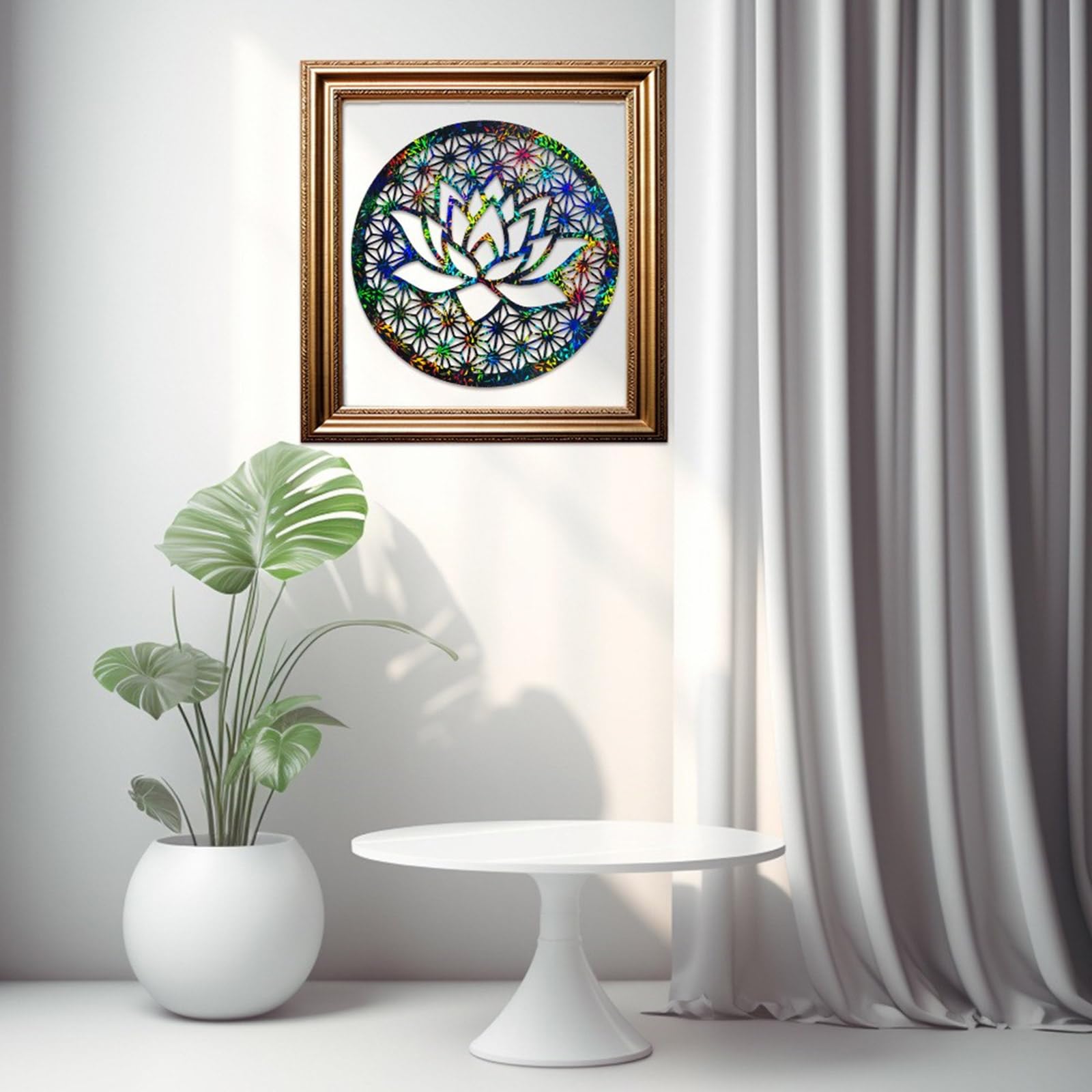 Molde de silicona resistente con diseño de flores de loto grandes y modernas, molde para bandeja de resina epoxi, suministros para manualidades, joyas, decoración versátil