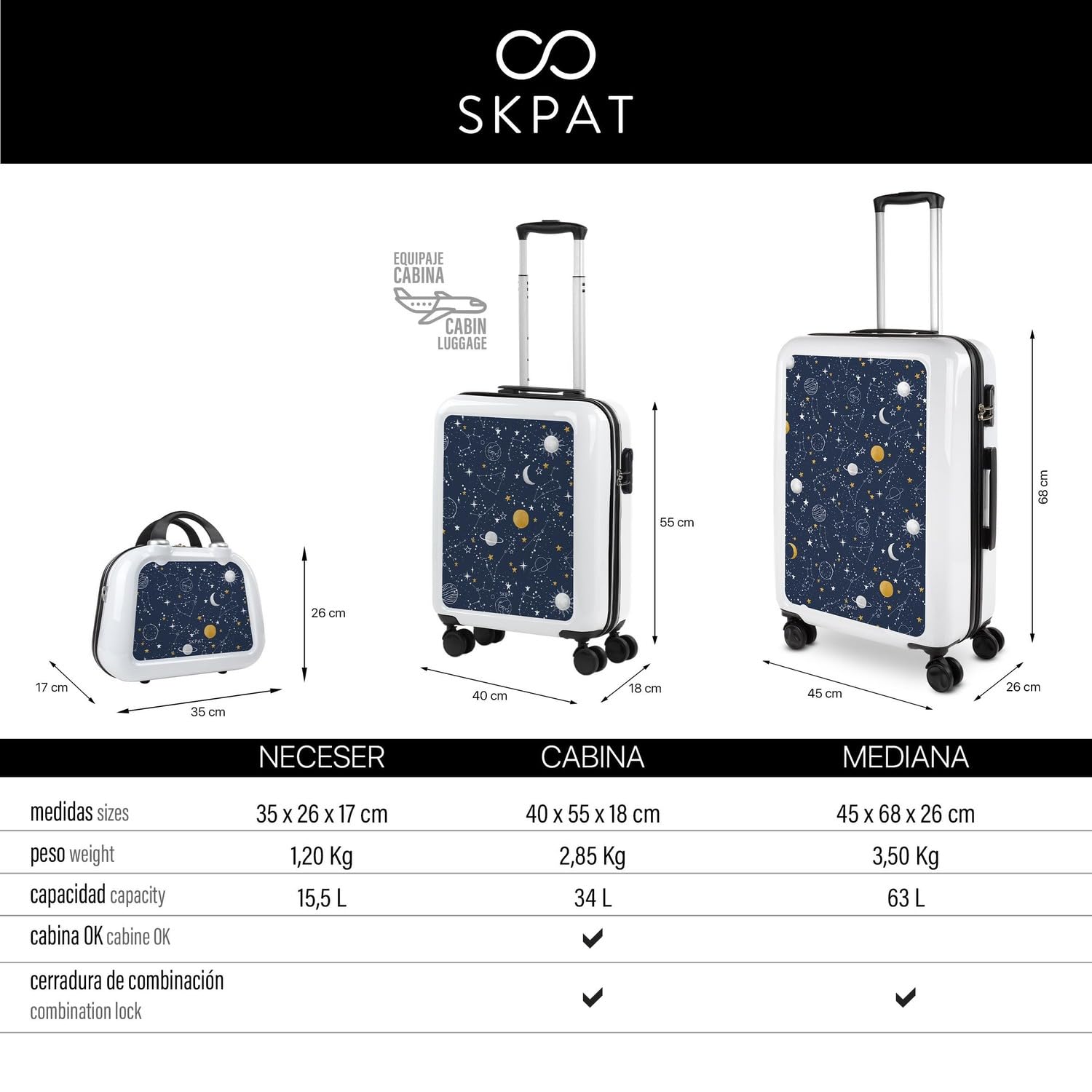 Kosmetikkoffer Hartschale Groß, Beautycase Damen, Trolley & Handgepäck Koff