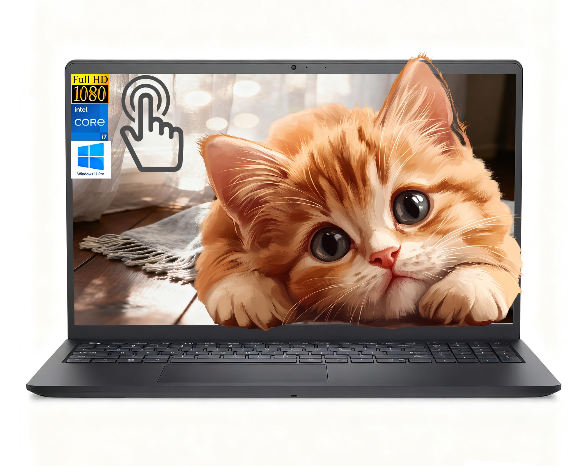 Dell Inspiron 15.6" FHD Touchscreen Upgraded Laptop, 13th Gen Intel Core i7-1355U (10-Core) CPU, 32GB RAM | 1TB SSD | Windows 11 Pro | Wi-Fi 6 |