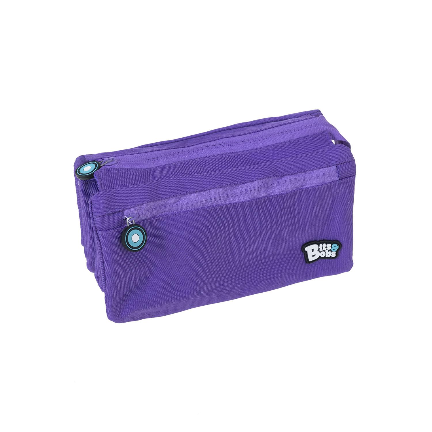 Grafoplás bits & Bobs - Estuche Portatodo Cuádruple, Violeta, 23 x 12 cm