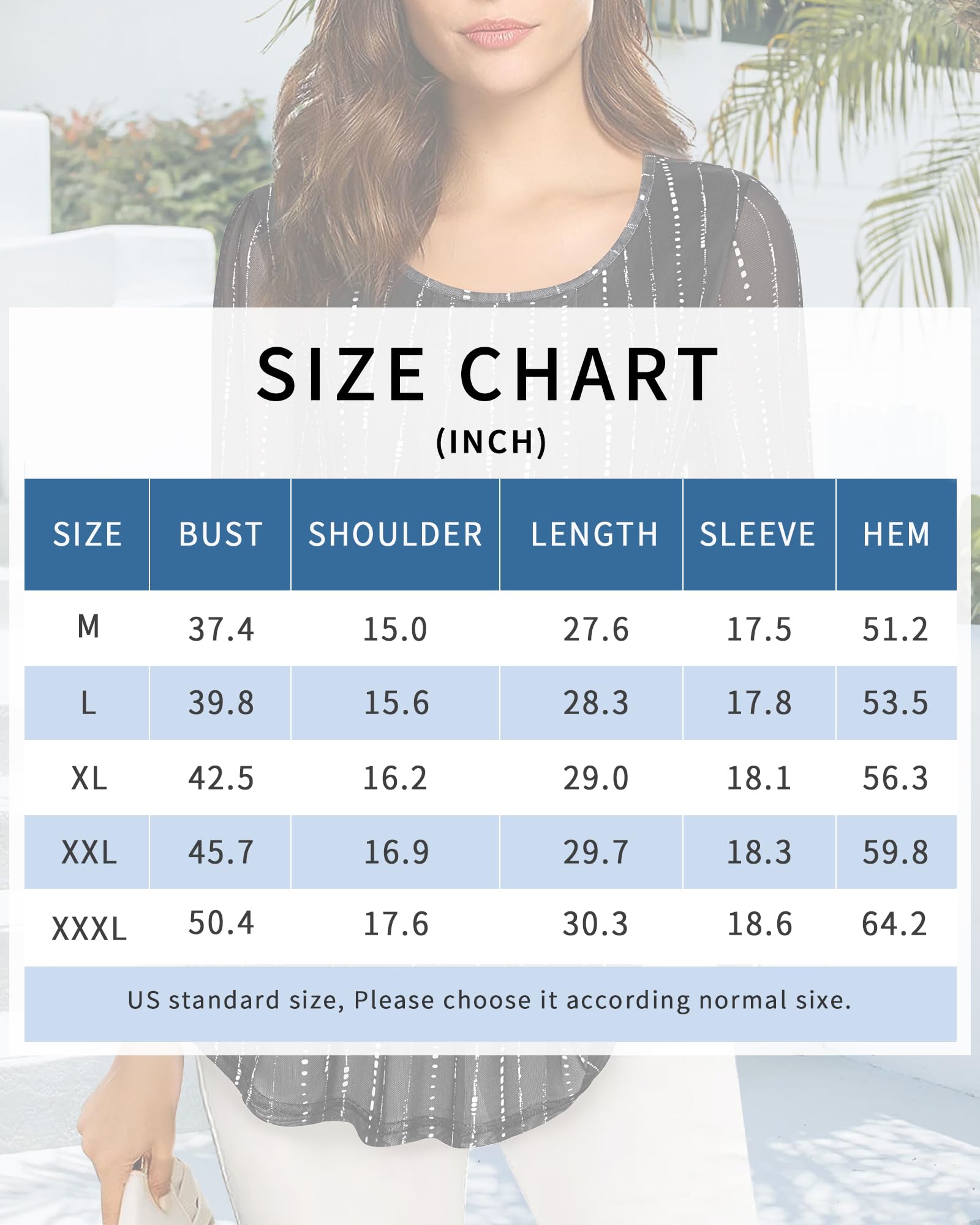 VALOLIA Blusa Tipo túnica de Manga 3/4 para Mujer, Estilo Casual, Holgada, Floral, Plisada, de Malla