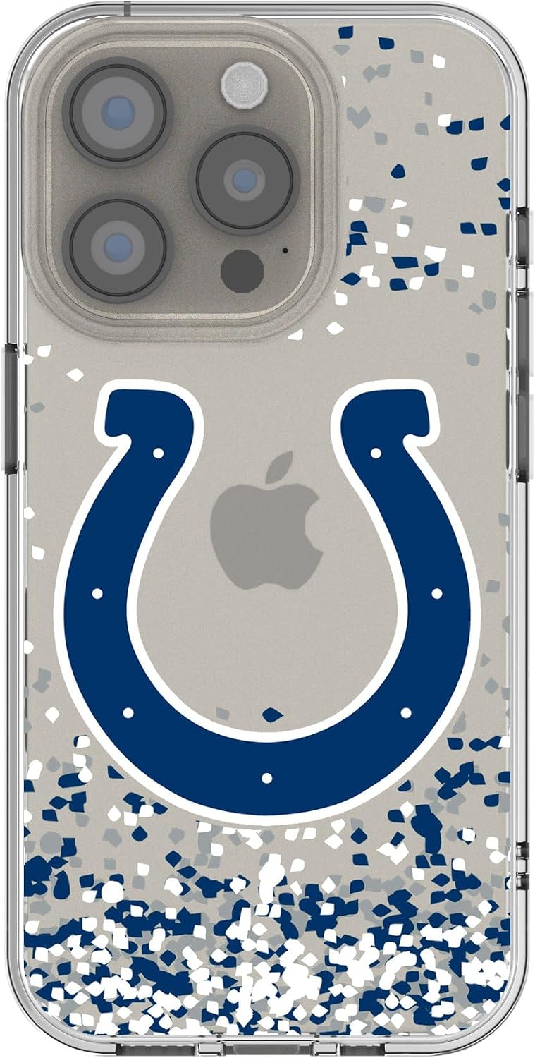Keyscaper Washington Commanders iPhone Clear Case with Confetti Design