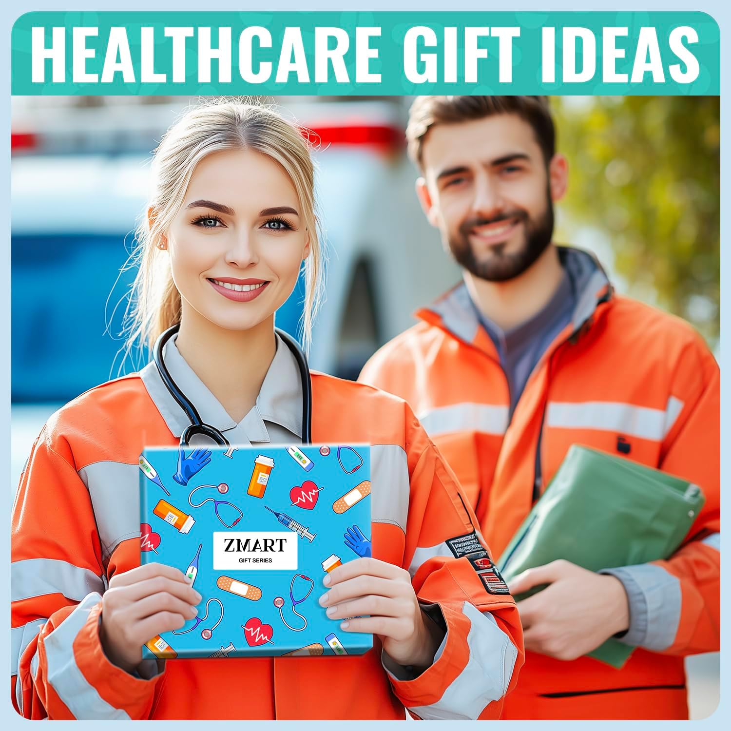 Zmart Doctors Nurses Paramedics Gifts - Nurses Week Doctors Day Gifts Socks, EMS Week Socks - Image 5