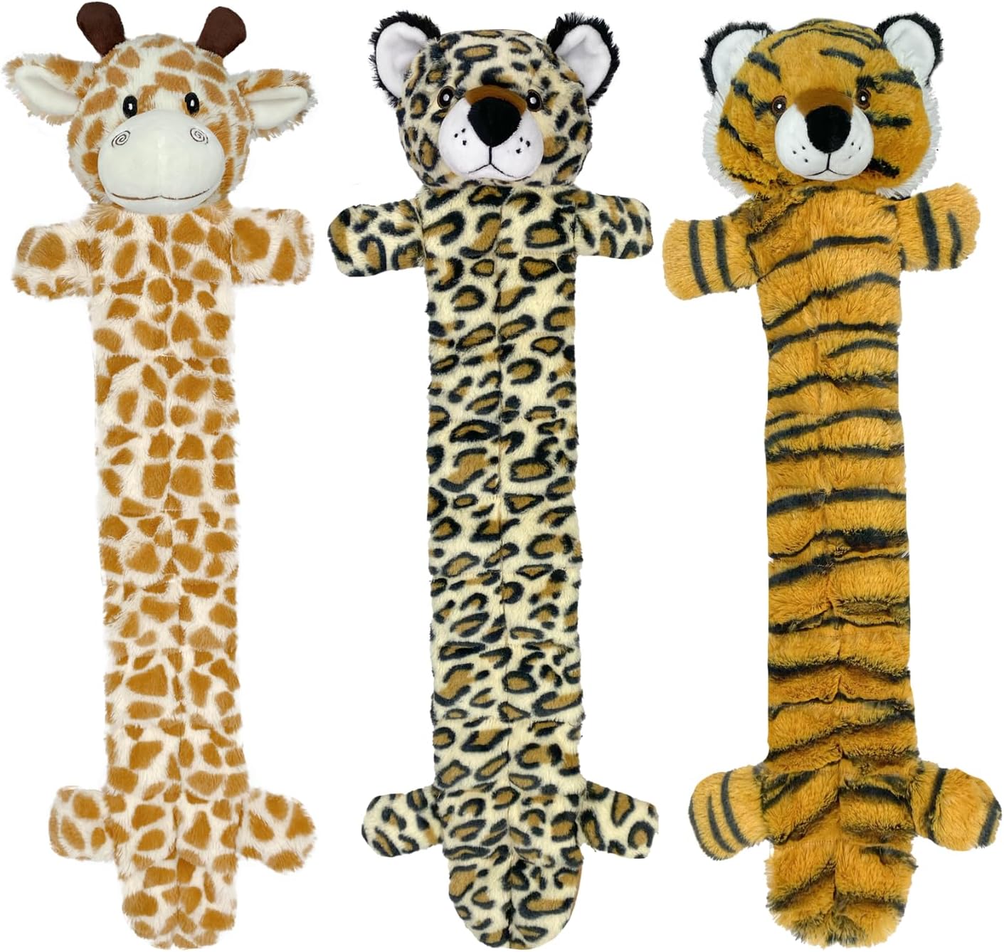MULTIPETSafari Squeaker Mat 24" Dog Toy Pack of 3