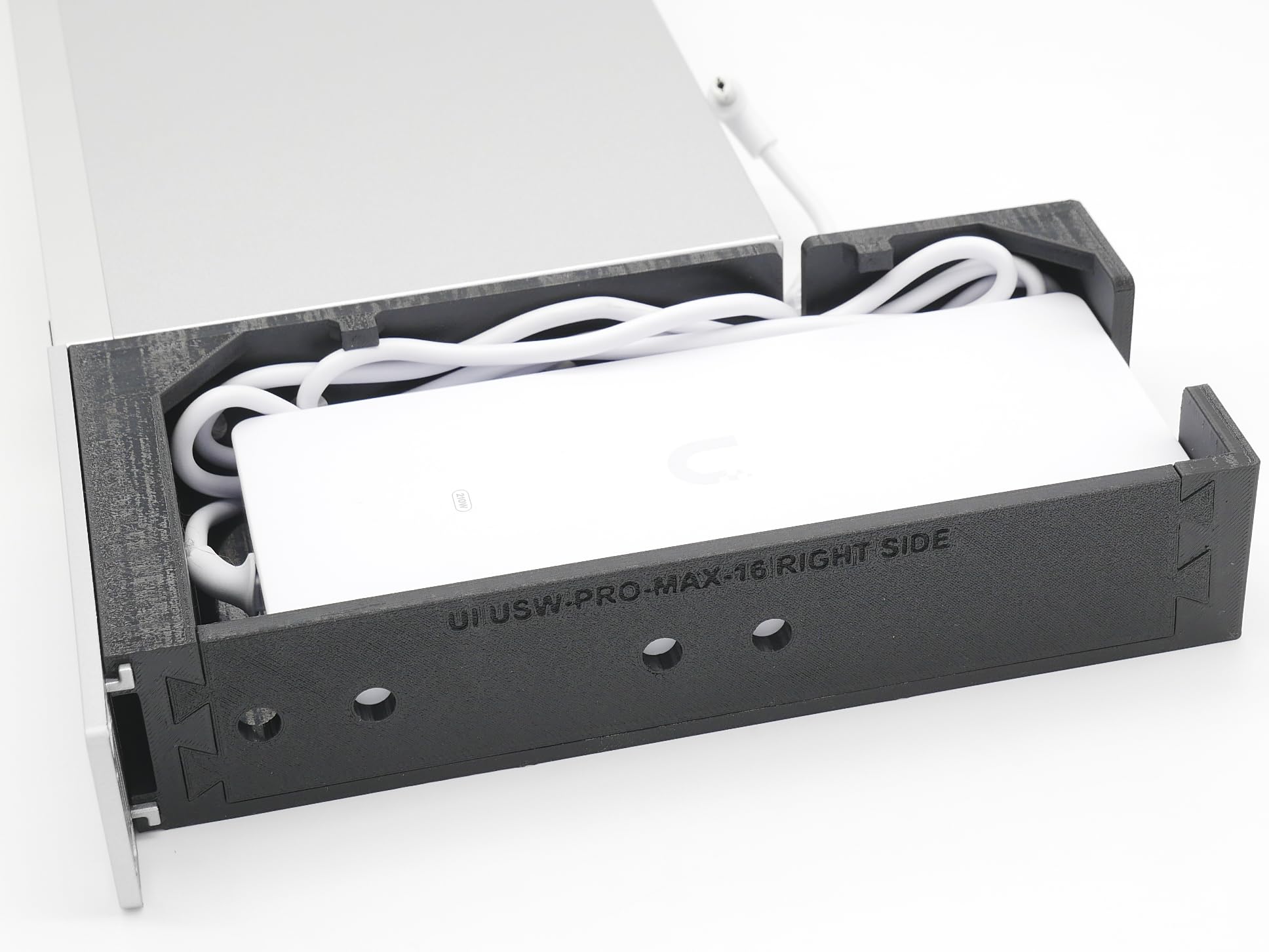 Ubiquiti Rack Mount USW-PRO-MAX-16 19inch 1U Injection Molded Front Panel Silvergrey