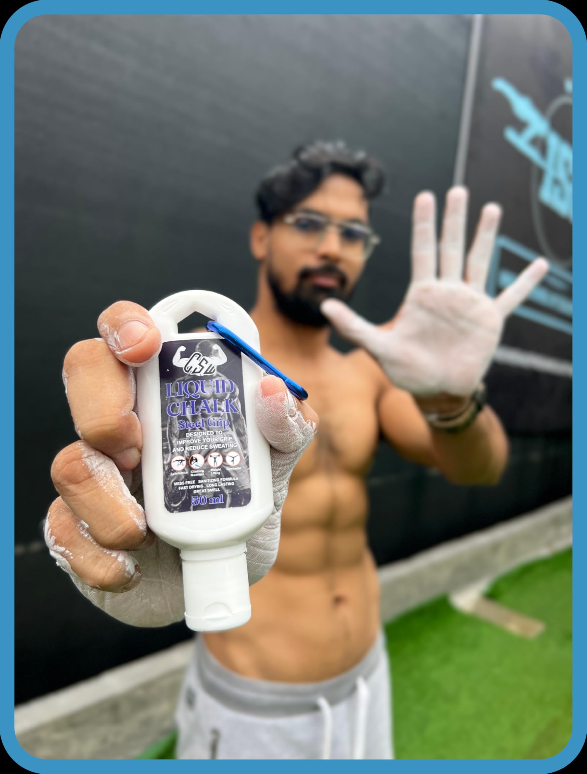 Calistreet workout Liquid Chalk Gym : Superior Grip and Sweat-Free Hands for Calisthenics, Weightlifting, Gym, Rock Climbing, Crossfit, Powerlifting, Dancing, Gymnastics-image-5
