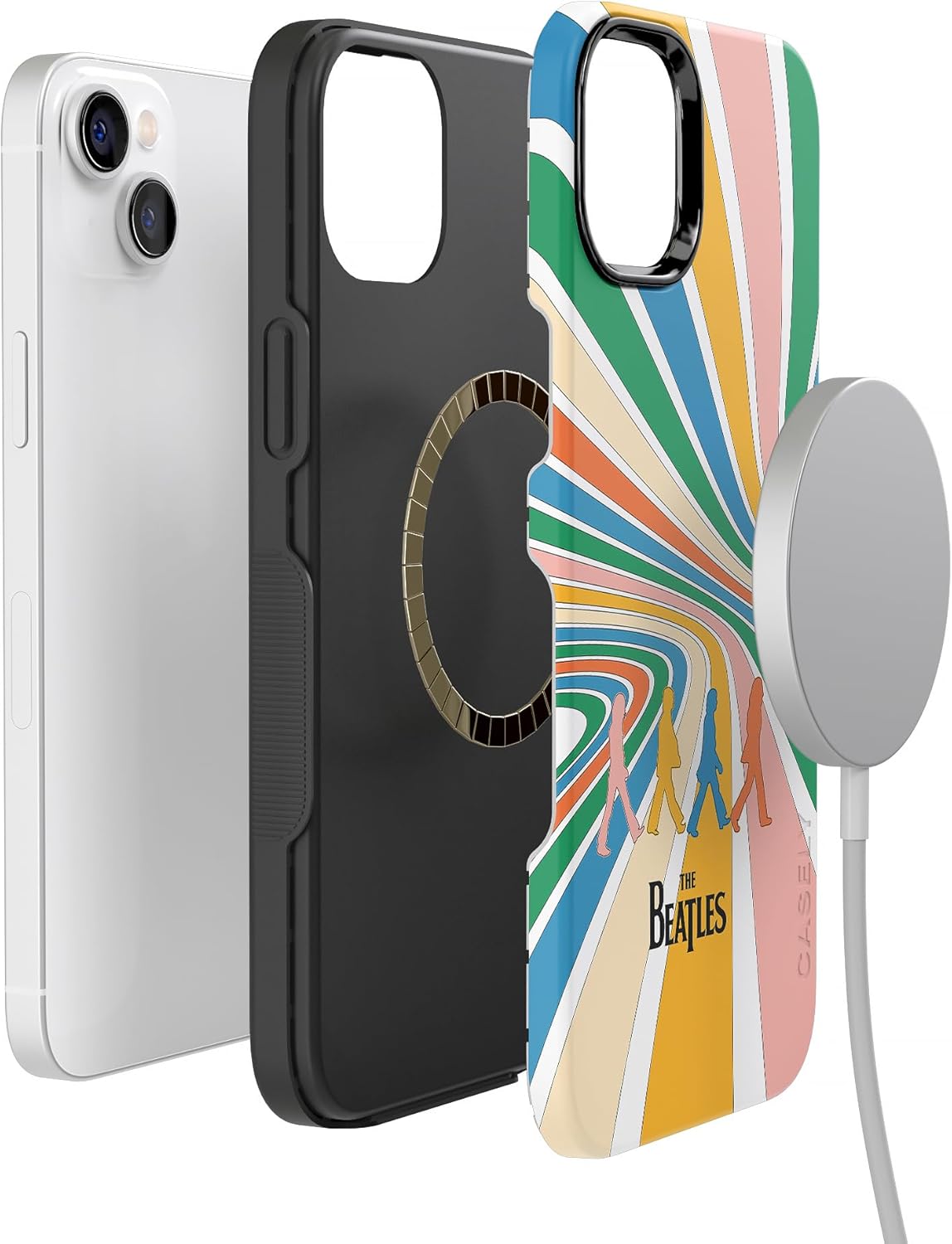 Casely iPhone 14 Plus Case | Come Together | The Beatles Abbey Road | Bold Protective Design | Compatible with MagSafe