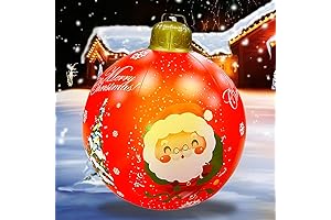 Giant Light-Up Inflatable Christmas Ball