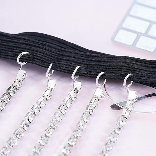 Miniatura 3 de REETAN Joyería para Pierna y Muslo, Cadena de Cuerpo con Strass para Mujeres