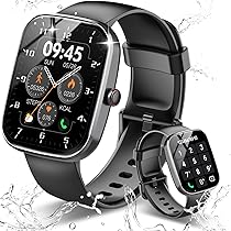 Smartwatch con Effettua, Risposta Chiamate, 1.91” Orologio Smartwatch Uomo Donna con Contapassi, Sonno, Cardiofrequenzimetro, 110+ Modalità Sportive Fitness Tracker, IP68 Smart Watch per iOS Android