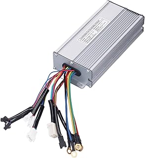 DEWIN Electric bike controller, Electric Bike Controller Aluminium Alloy 30A Sine Wave Speed Controller with Light Wire for Bike Conversion