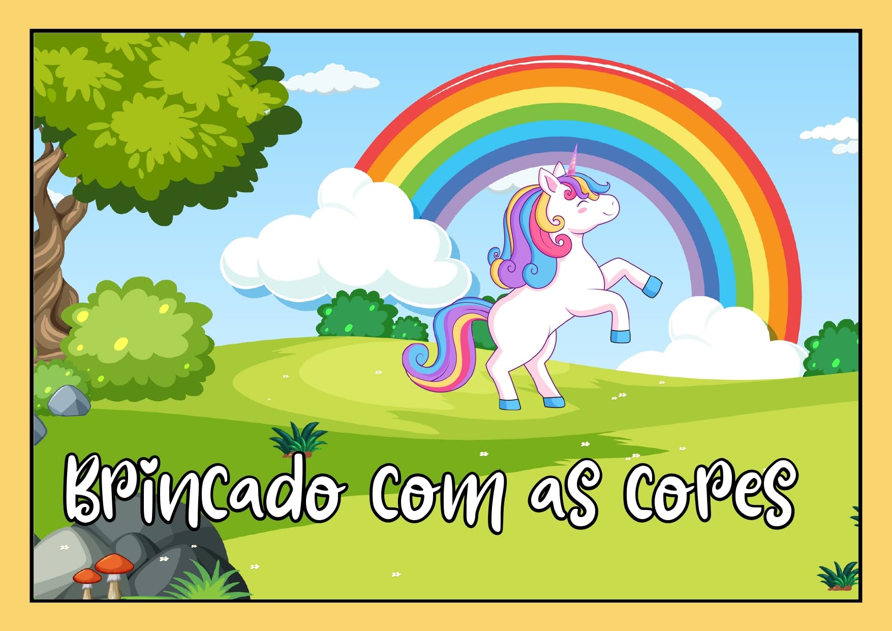 BRINCANDO COM AS CORES (Portuguese Edition)