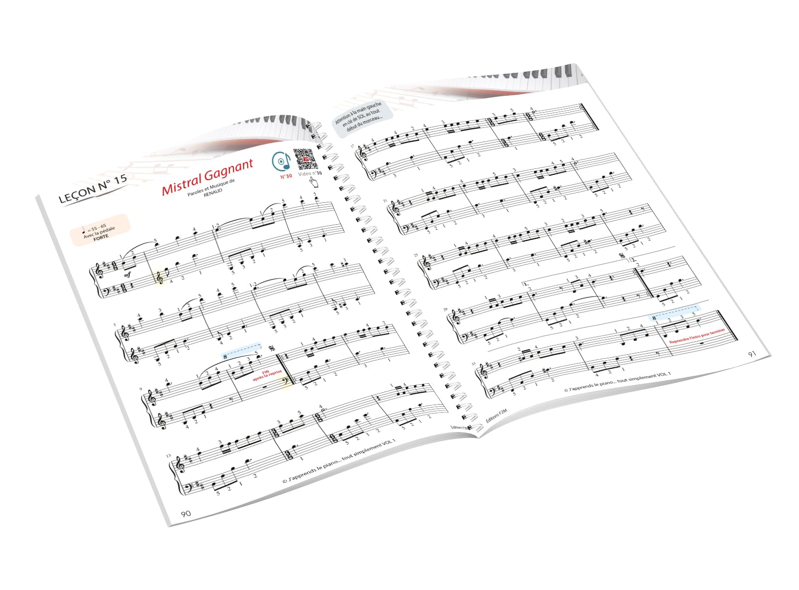 J'apprends... LE PIANO tout simplement Niveau 1&2 C. Astie + CD