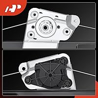 Vista 6 de Regulador de ventana A-Premium sin motor de reemplazo para BMW E90 E91 323i 325i 328i 330i 335i M3 para la parte posterior derecha del lado