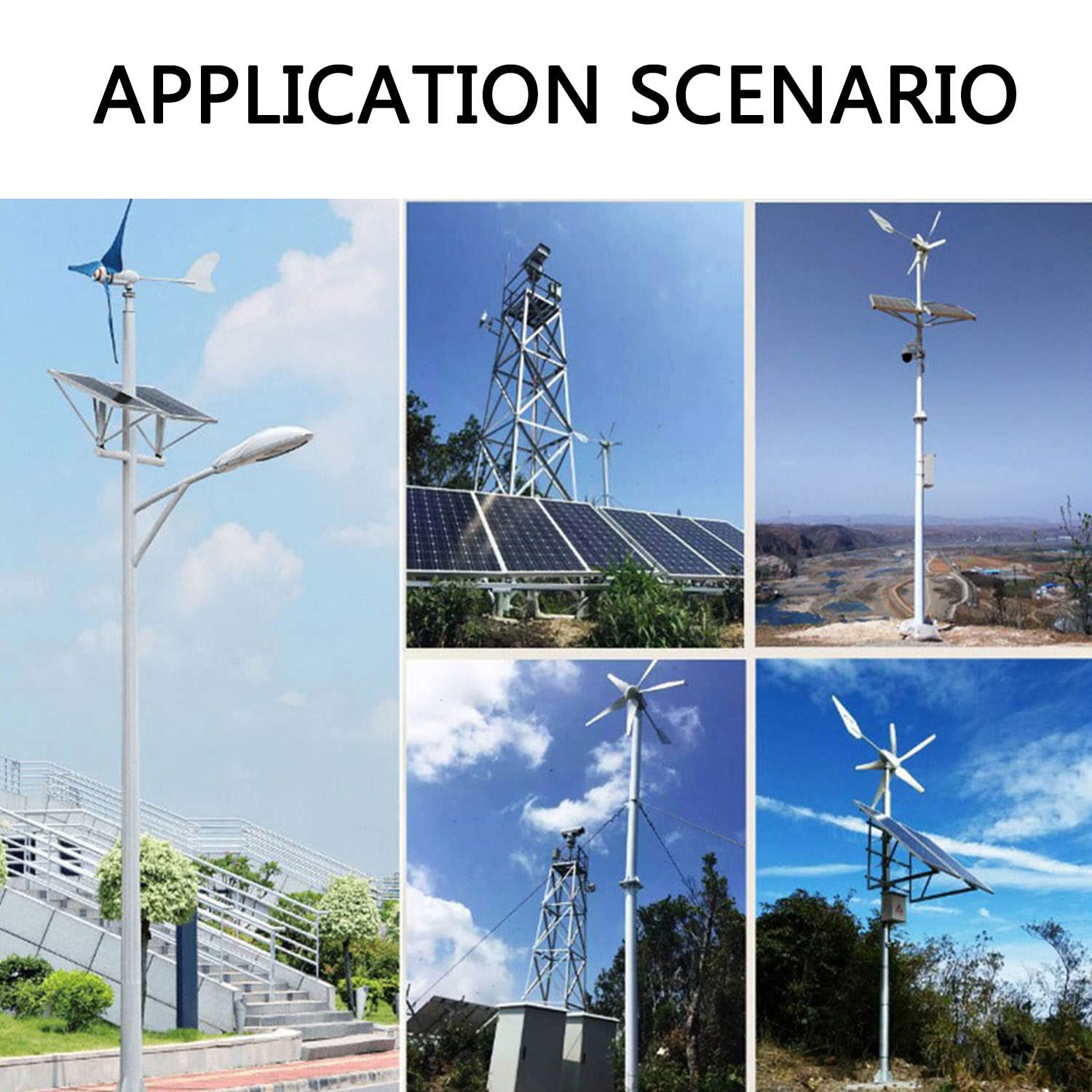 Hybrydowy kontroler ładowania słonecznego automatyczne rozróżnianie z obciążeniem zrzutowym Off-Grid generator z turbiną wiatrową Panel słoneczny automatyczny regulator,48V-6000W