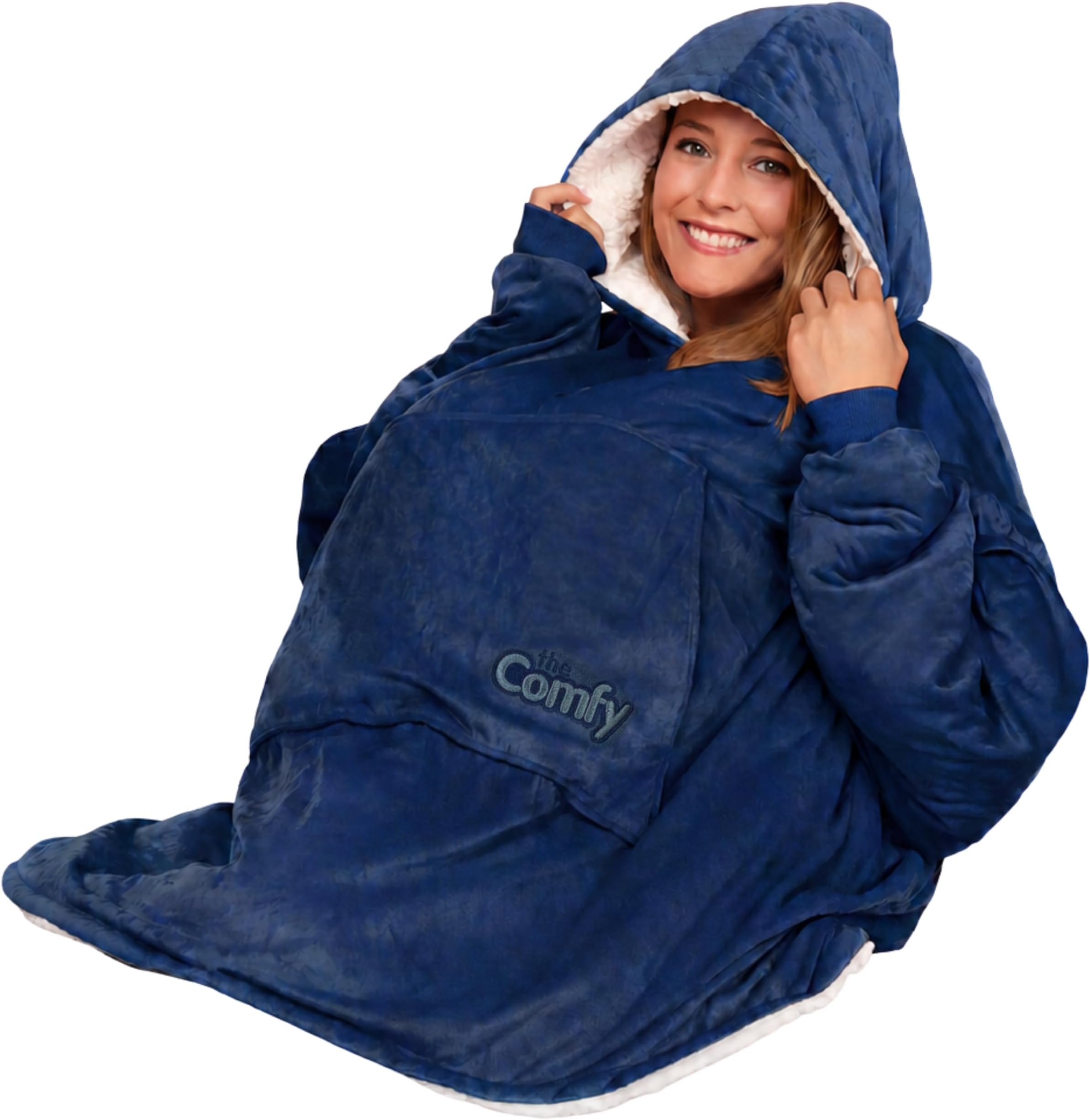 Original | Shark Tank | Patented | Sherpa Wearable Blanket Hoodie