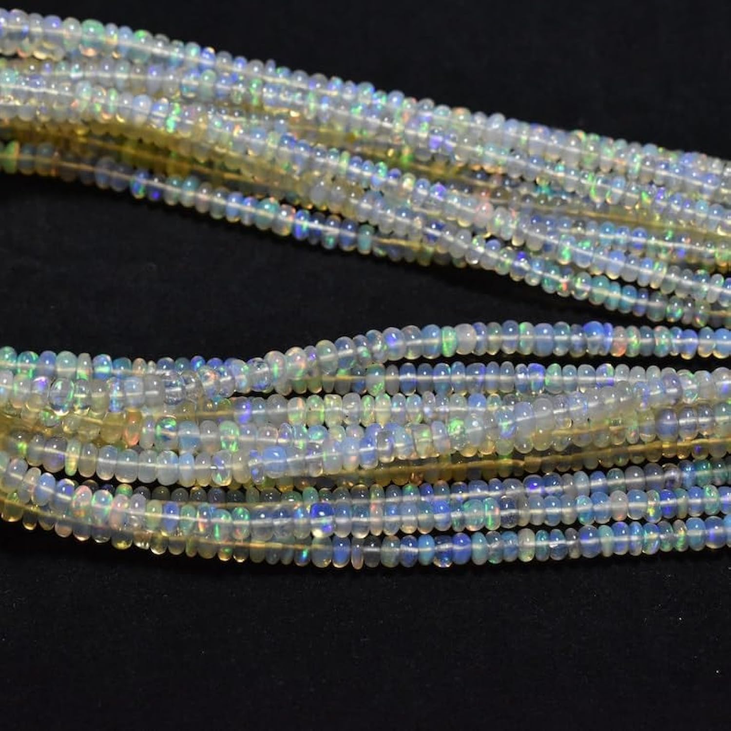 Perles opale éthiopienne naturelle pour assembler vos colliers et bracelets d'été