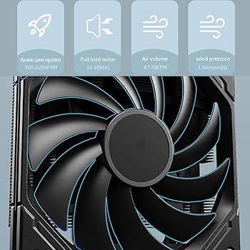 Amazon.co.jp: CPU 冷却空冷下圧ラジエーター IS-67-XT 静音