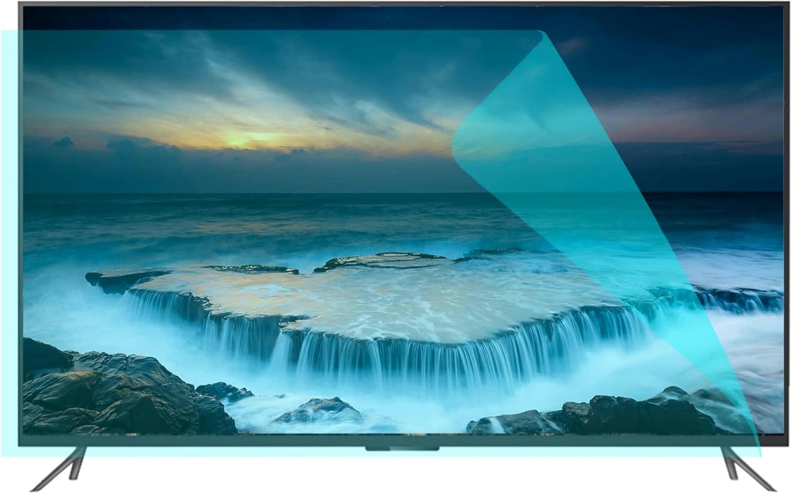 46-Zoll-Displayschutzfolie für LED-Smart-TVs, schützt die Augen, blendfrei, antiblaues Licht, Kratzfest, für LCD, LED, OLED und QLED 4K HDTV,