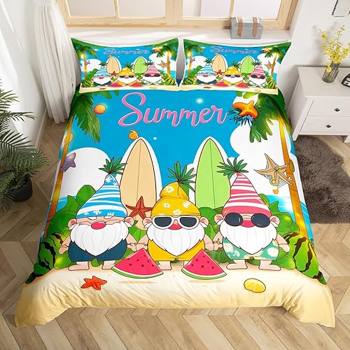 Miniatura 9 de Juego de funda de edredón de olas oceánicas, tamaño Queen, brújula retro faro, velero, juego de ropa de cama náutica para mujeres, hombres y niños,