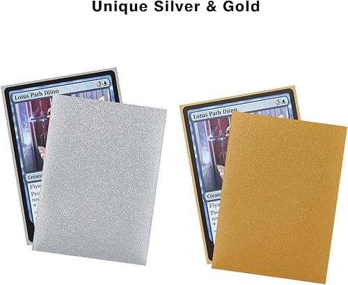 Miniatura 3 de Paquete de 300 fundas para tarjetas MTG de color blanco mate, fundas estándar mate para tarjetas coleccionables para tarjetas Magic The