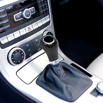 X AUTOHAUX Shift Knob Panel Cover for Mercedes Benz A/C-Class 2004-2011