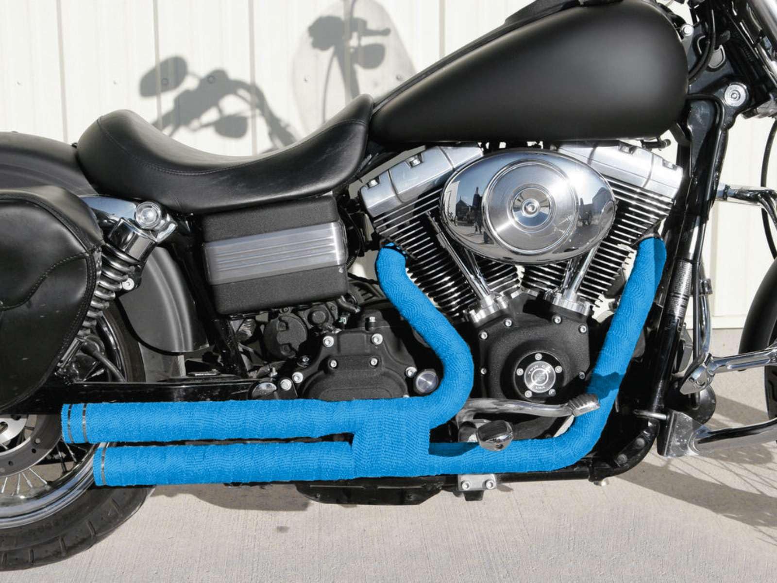 Amazon.com: Blue Exhaust Pipe Insulation Thermal Heat Wrap 2