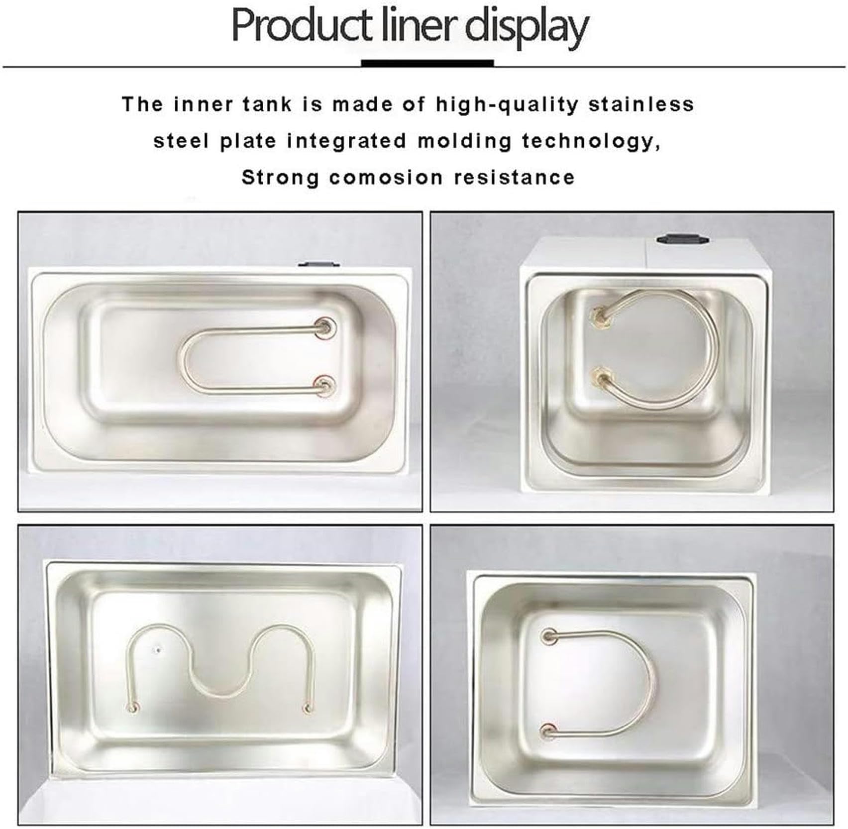Baño María Termostático Digital para Laboratorio, 2.5L/5L/8L/15L Pantalla Digital Baño María Termostático con Calefacción Eléctrica, RT a 100 °C, Función de Temporización, Fácil de Limpiar,1Hole