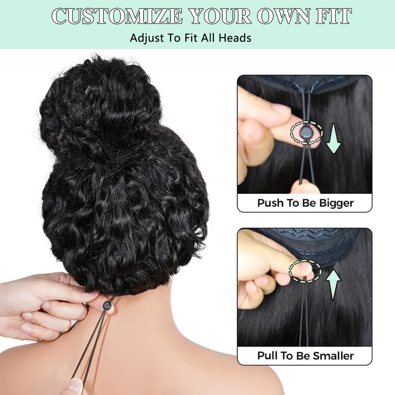 Burmese Curly Half Wigs Human Hair with Drawstring 200% Density Wear Go Glueless Wigs Human Hair 3 In 1 Seamless Flip Over Half Wig for Women,Spiral Curly End,Beginners Friendly,Quick Install (26inch)