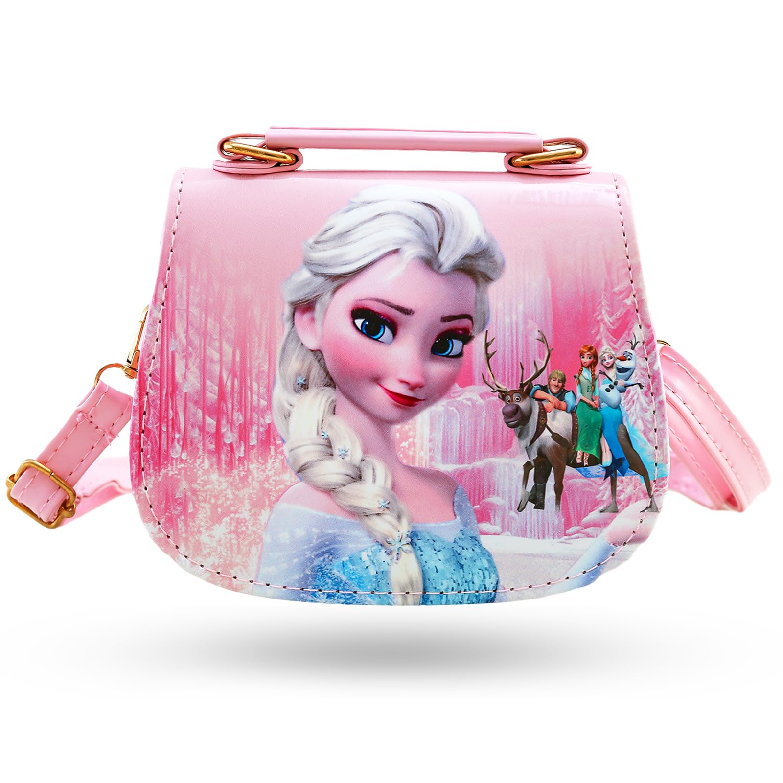 Kinderhandtasche,Umhängetasche Kinder Handtasche Mädchen Tasche für Mädchen zum Ausgehen oder Reisen Geschenke für Mädchen（Rosa/Lila）