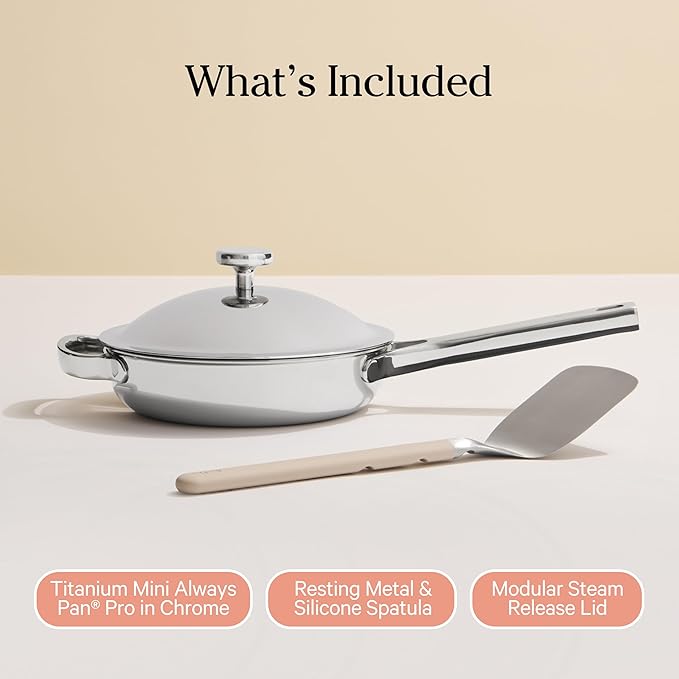 Introducing our revolutionary cookware featuring No-Coat technology, designed to elevate your cooking experience to new heights. The non-toxic, nonstick titanium interior is completely coating-free and made without harmful PFAS or Forever Chemicals, ensuring a safe and enduring performance in your kitchen. With its compact and efficient design, this pan is perfect for smaller kitchens, single servings, or side dishes, boasting a 1.4L capacity and a 22cm diameter.