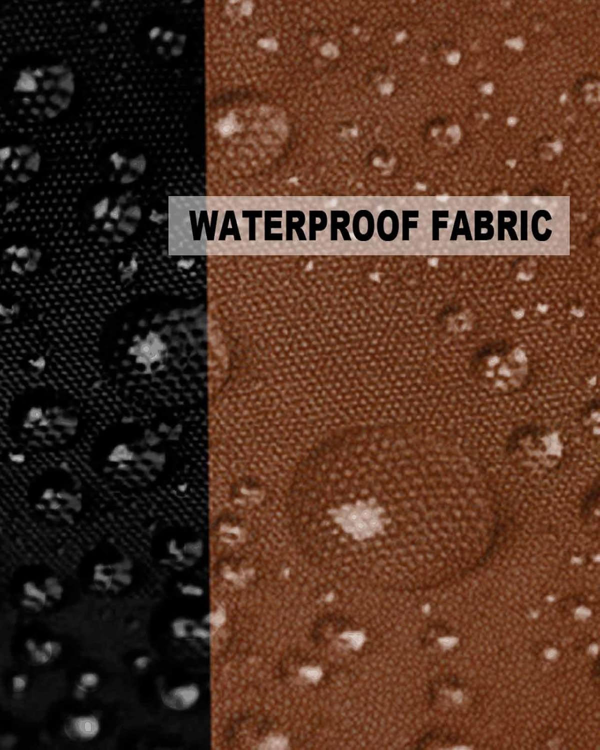 Outdoor Waterproof Throw Pillow Covers Set of 2 Brown Black White Pillowcases 24x24 Inches Boho Style Patio Decorative Pillows Cushion Case Patio Pillows for Couch Bed Chair Garden