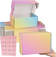 Vista 24 de Cajas de envío pequeñas de 6 x 4 x 2 pulgadas, cajas de cartón rosa para embalaje, cajas de correo corrugado para pequeñas empresas (paquete de 20)
