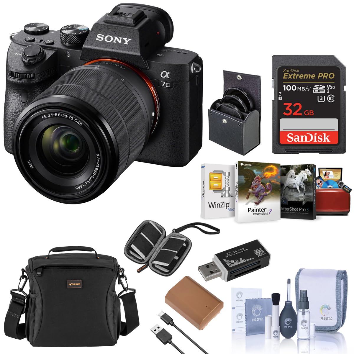 レコーダー Sony A7 + lens + 3 batteries Sony A7 + lens + 3 batteries