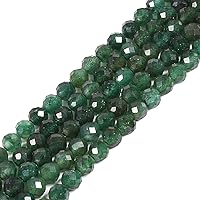 Vista 94 de Cuentas Redondas Facetadas de Ópalo Verde de 4 mm Sueltas de 16 Pulgadas para Hacer Joyas