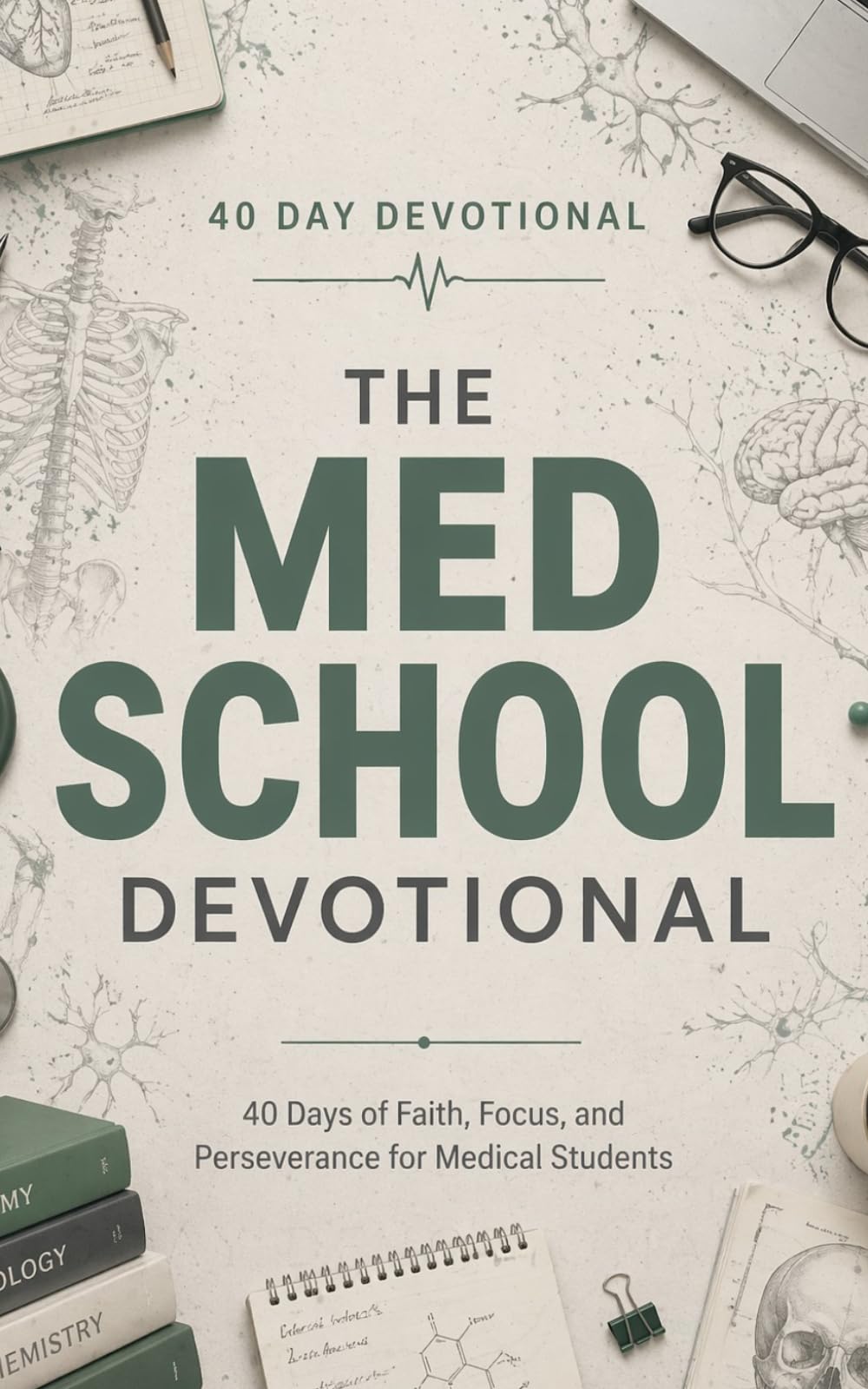 The Med School Devotional: A 40 Day Christian Devotional for Medical Students, Pre Med Students, and Future Doctors to Build Faith, Stay Focused, and Overcome Burnout