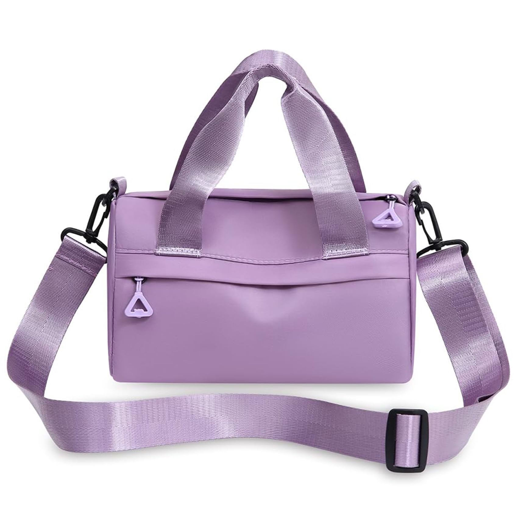Mini Gym Bag Cute Gym Bag For Women, Small Cute Portable Duffle Bags For Women For Fitness, Yoga, Pilates, Running Sports Bag (Purple)