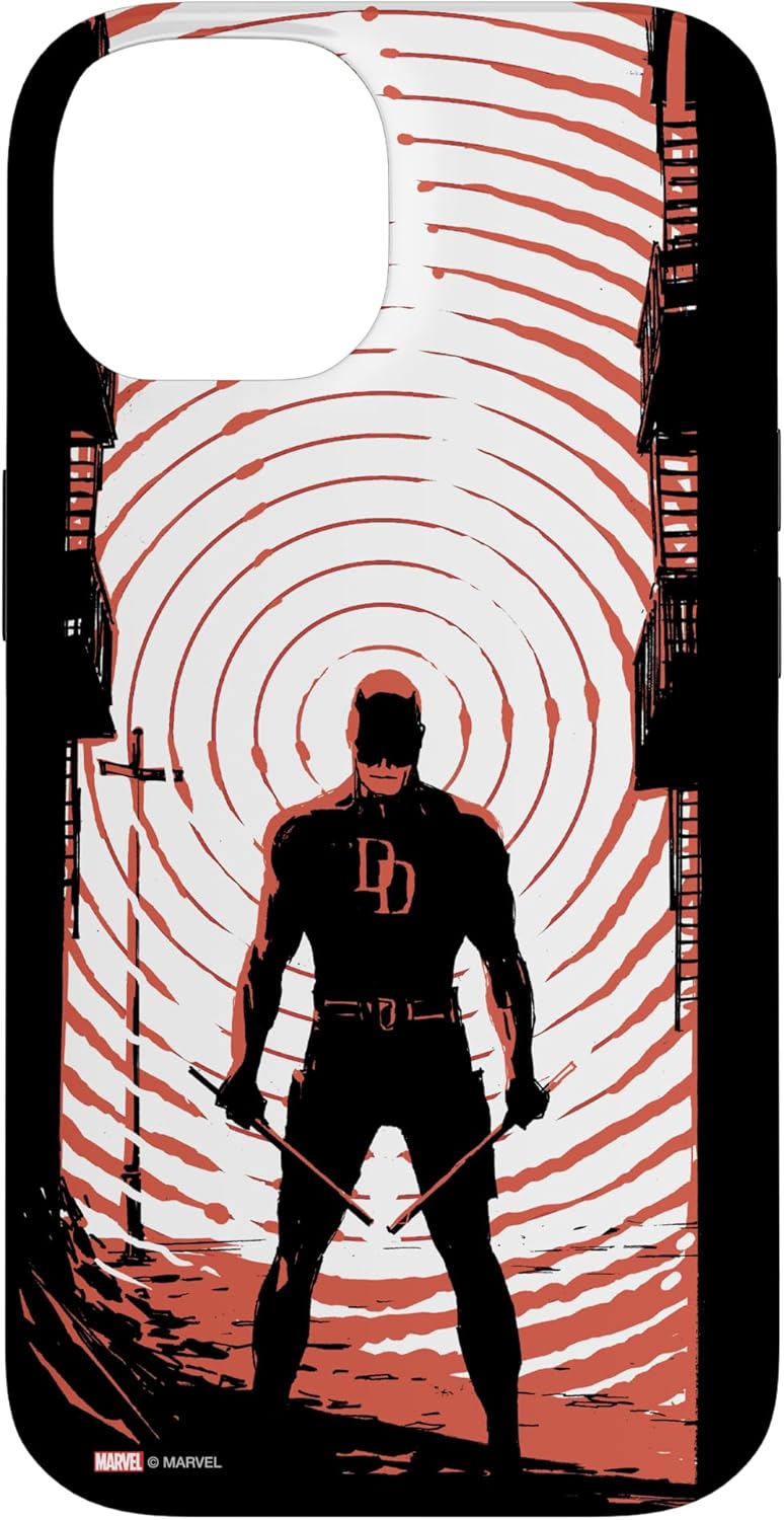 Marvel Daredevil Radar Sense Man Without Fear Variant Cover Case for iPhone 13