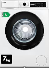 VESTEL WMI 76341 Waschmaschine 7 kg Frontlader – 1400 U/min, Energieeffizienzklasse A, Inverter-Motor, Dampffunktion, AquaStop, leise, freistehend, weiß